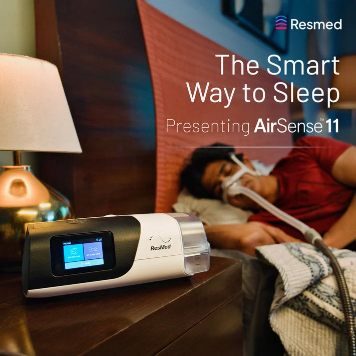 ResMed AirSense 11 AutoSet 4G Tripack with 2 Masks & 1-Year Extended Warranty