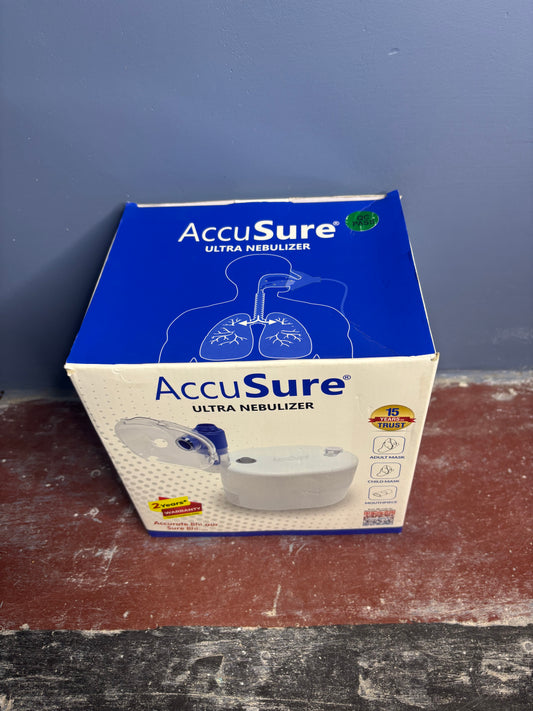 AccuSure Nebulizer – Portable & Quiet Compressor Nebulizer Machine