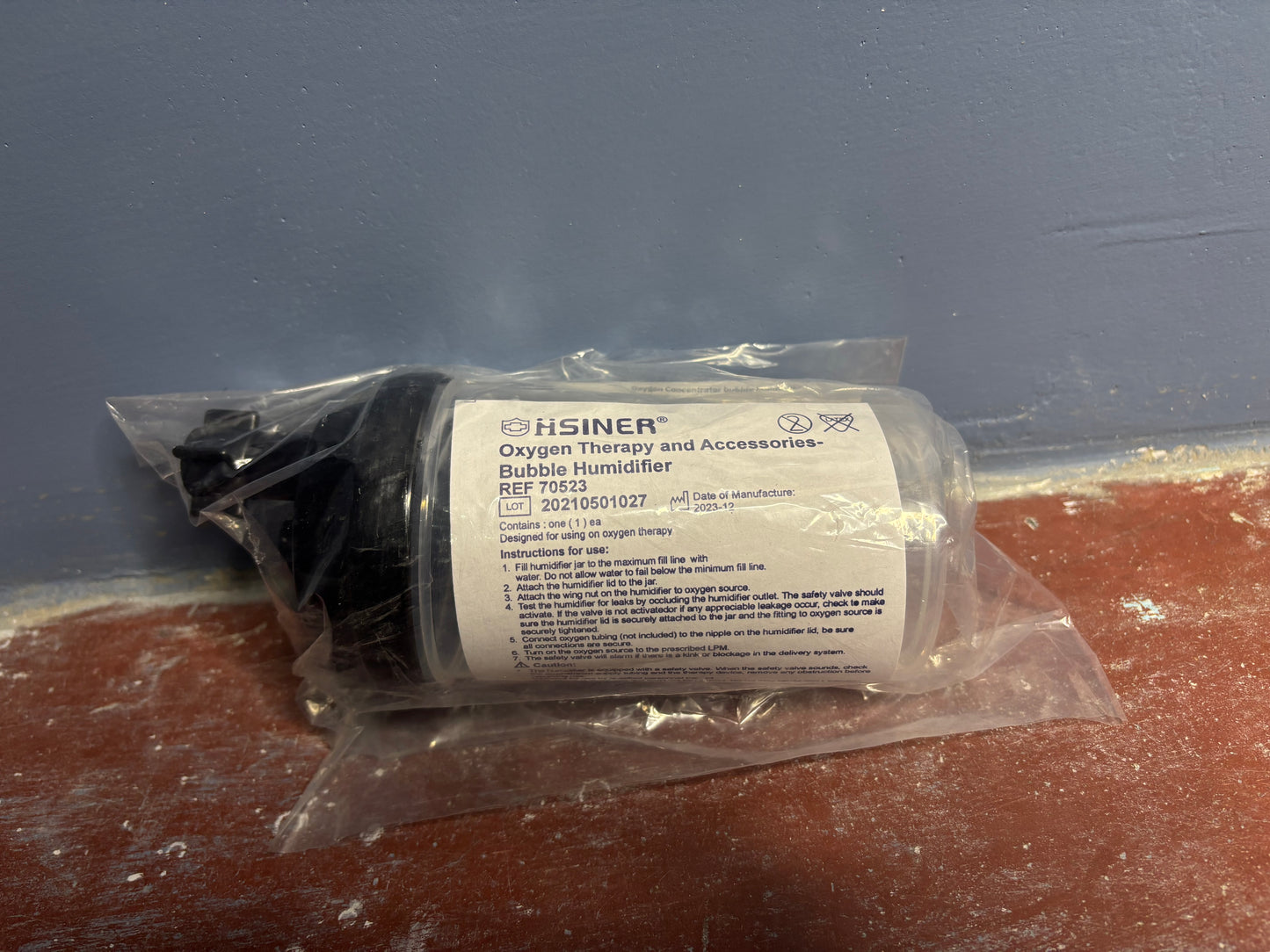 Humidifier Bottle for Oxygen Concentrators