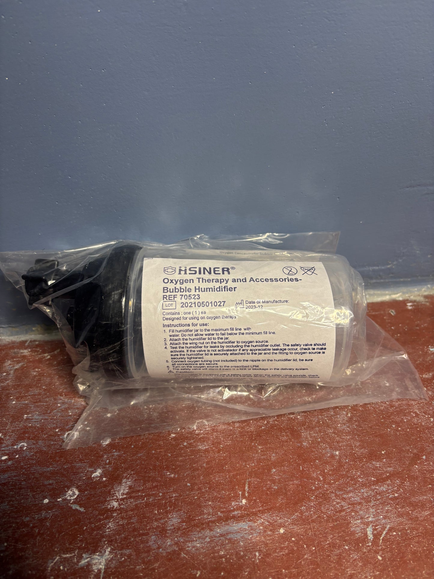 Humidifier Bottle for Oxygen Concentrators
