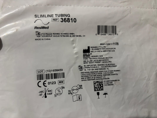 ResMed Standard CPAP/BiPAP Tubing – Grey Cuffed (19mm) Compatible with All ResMed Devices