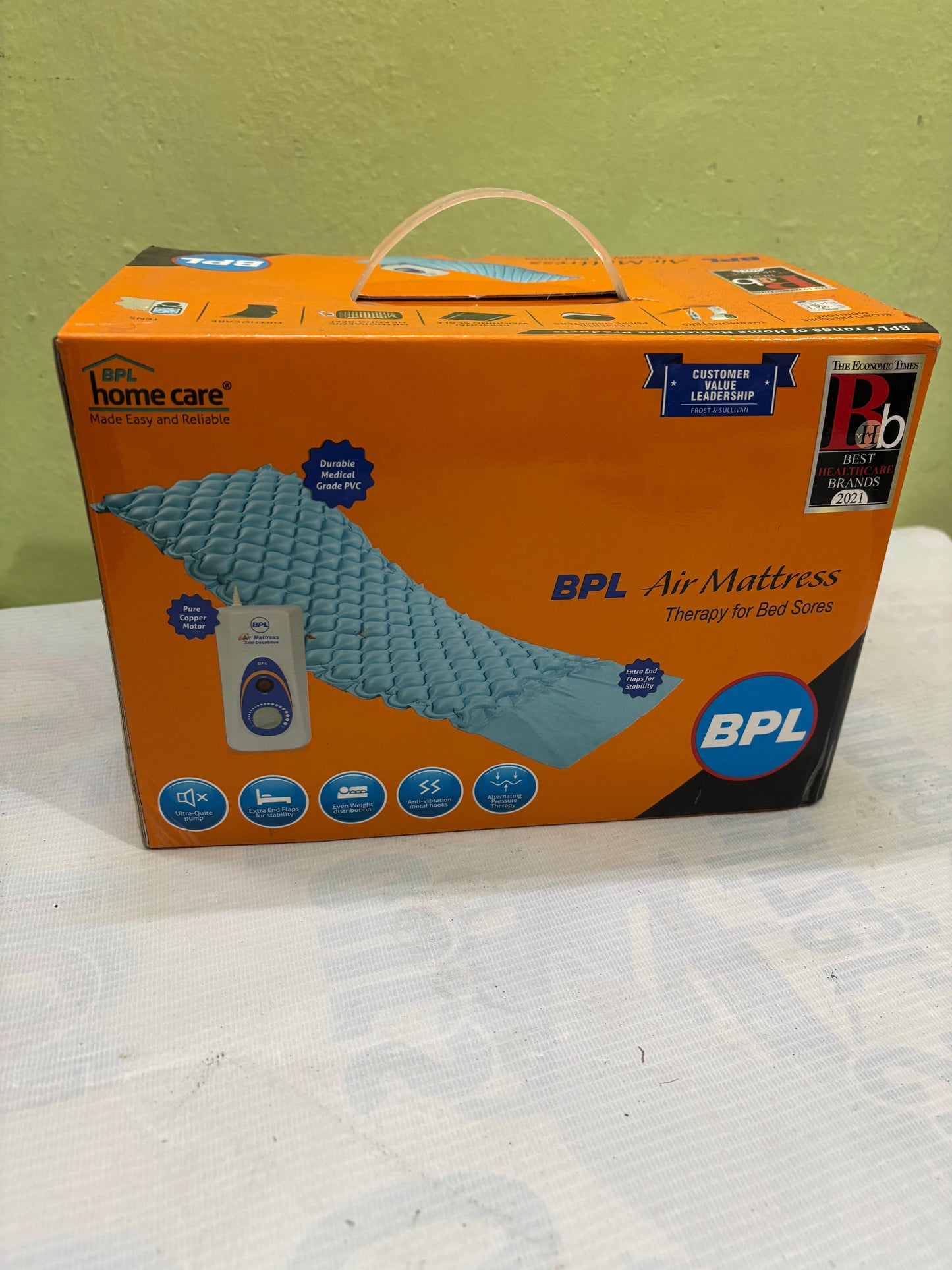 BPL Medical Anti-Bedsore Air Mattress with Compressor - Therapy for Bed Sores