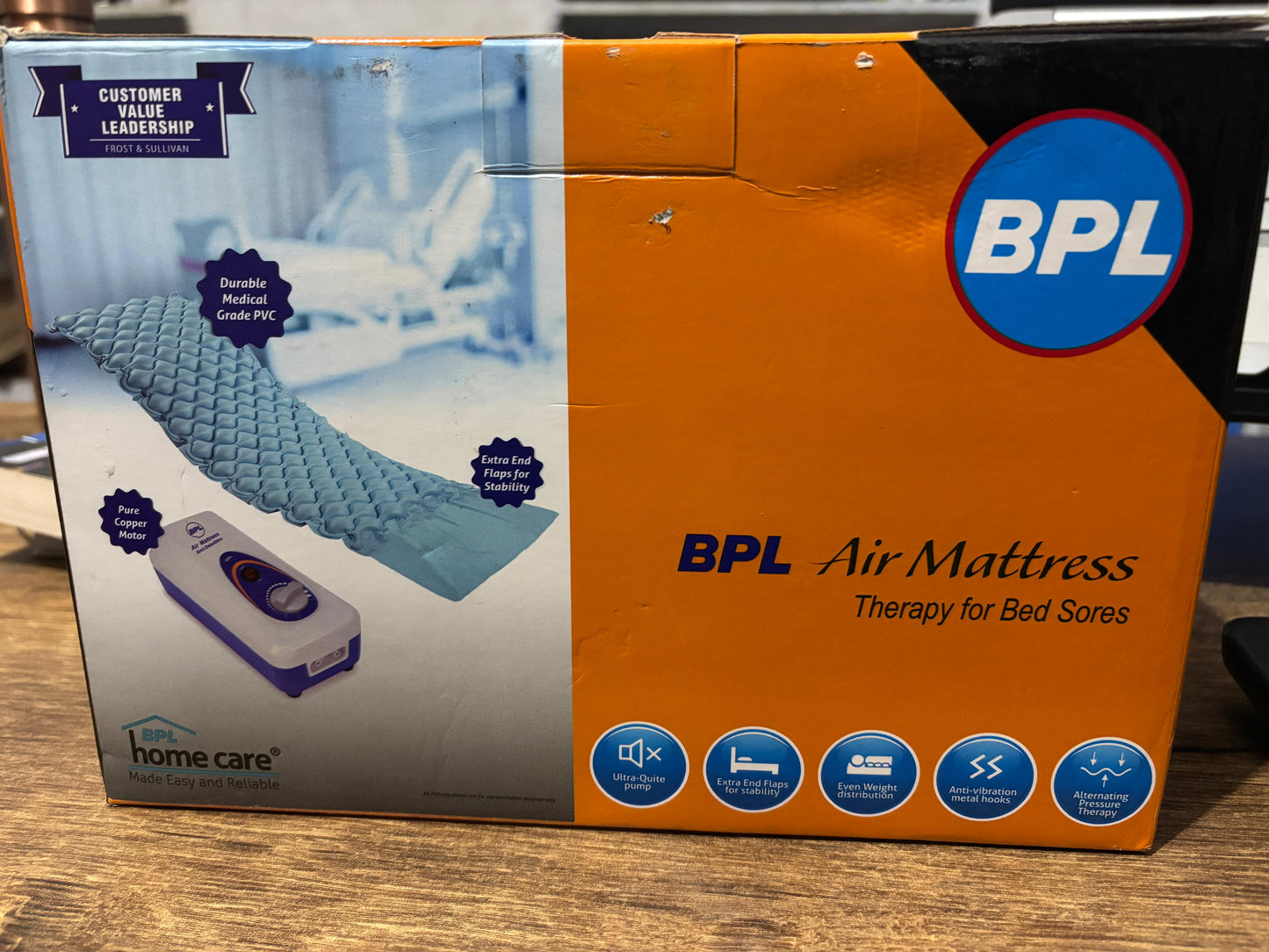 BPL Medical Anti-Bedsore Air Mattress with Compressor - Therapy for Bed Sores