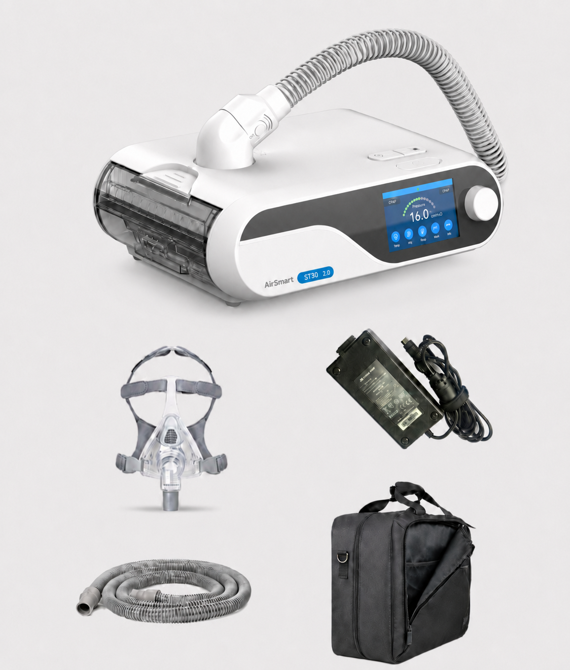 Oxymed AirSmart ST30 2.0 All-in-One BiLevel PAP Machine