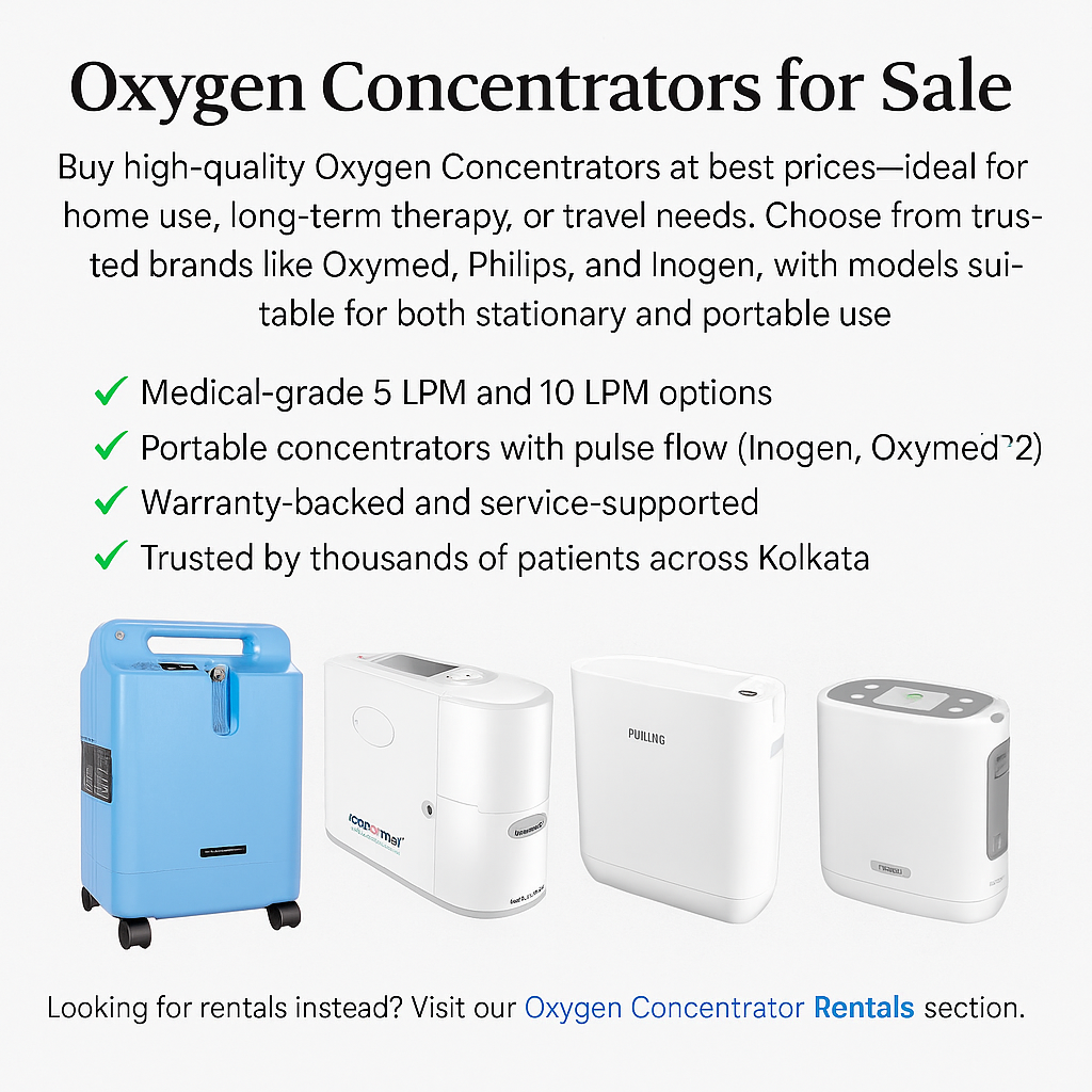Oxygen Concentrators for Sale – Medical & Portable Models