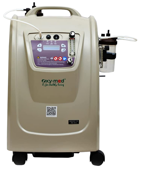 Oxymed 10 LPM Dual Flow Oxygen Concentrator