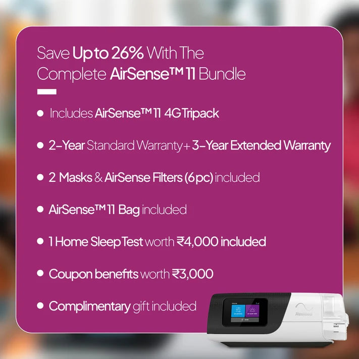 ResMed AirSense 11 AutoSet 4G Tripack Super Saver Combo