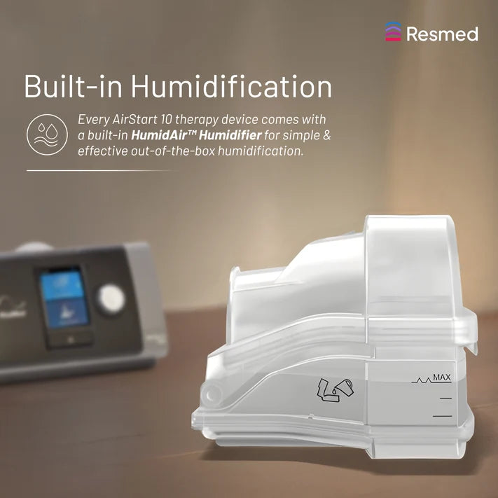 ResMed AirStart 10 APAP with HumidAir Humidifier & Air Tubing