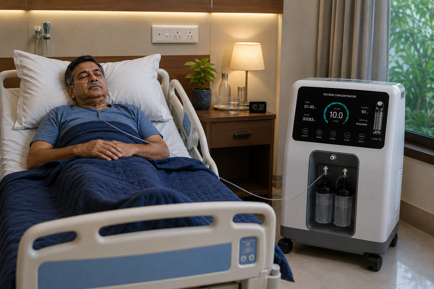 10 LPM Home Oxygen Concentrator (Rental)