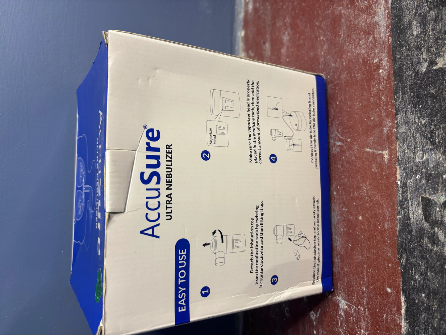 AccuSure Nebulizer – Portable & Quiet Compressor Nebulizer Machine