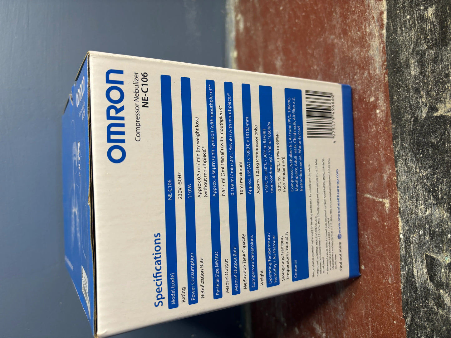 Omron NE-C106 Nebulizer – Portable & Effective Respiratory Therapy