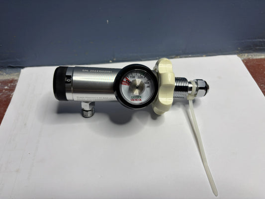 Bullnose Oxygen Regulator with Adapter (VST 210) – OxyKit Certified