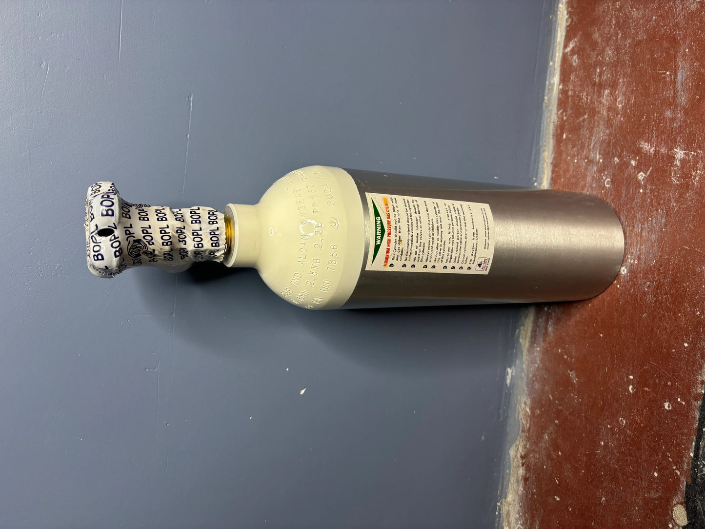 2.2 L Aluminium Oxygen Cylinder with Carry Bag – Portable OxyKit