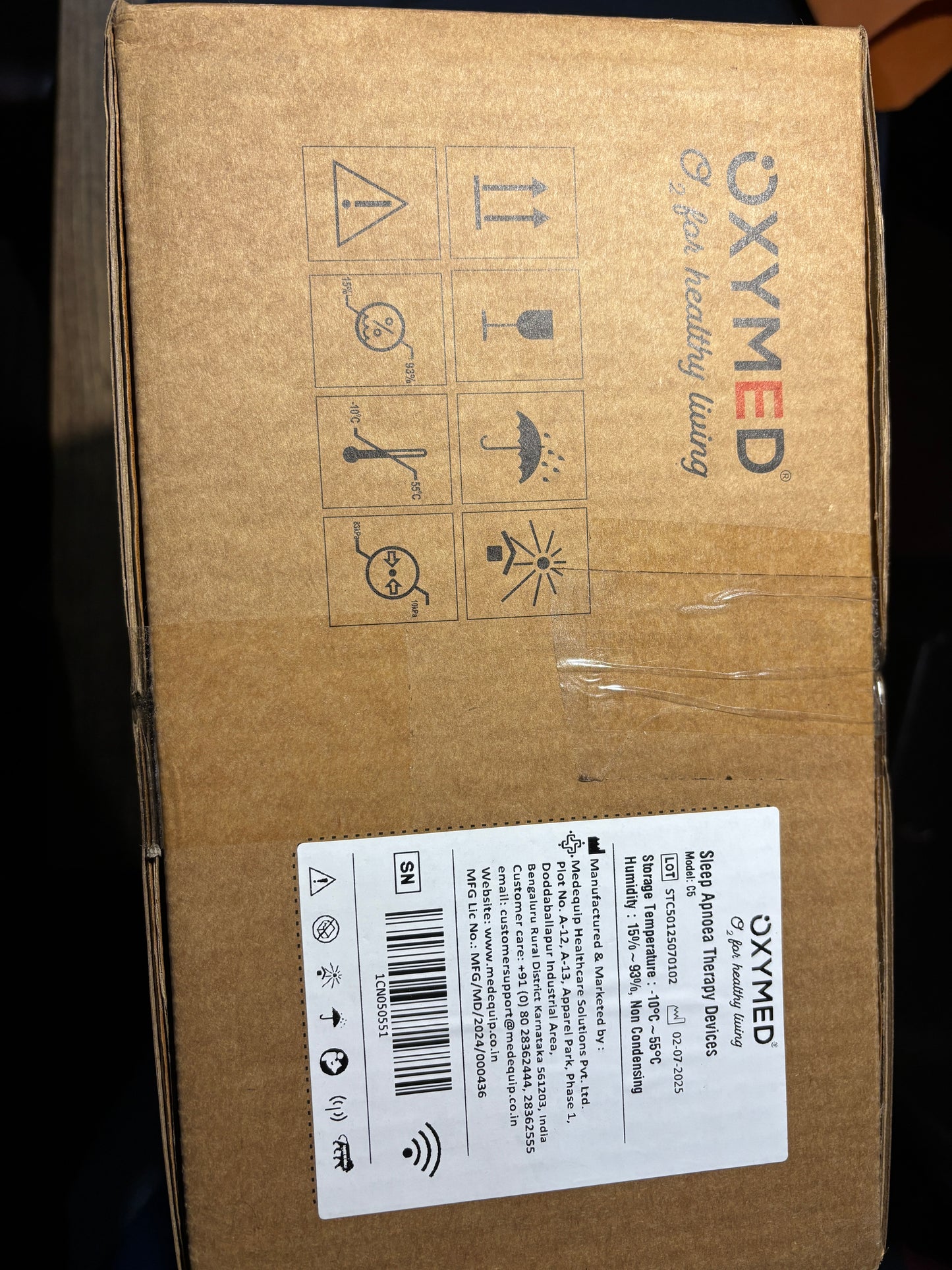 Oxymed SleepEasy Auto CPAP Machine (German Turbine) – Buy Online in India | 3-Year Warranty
