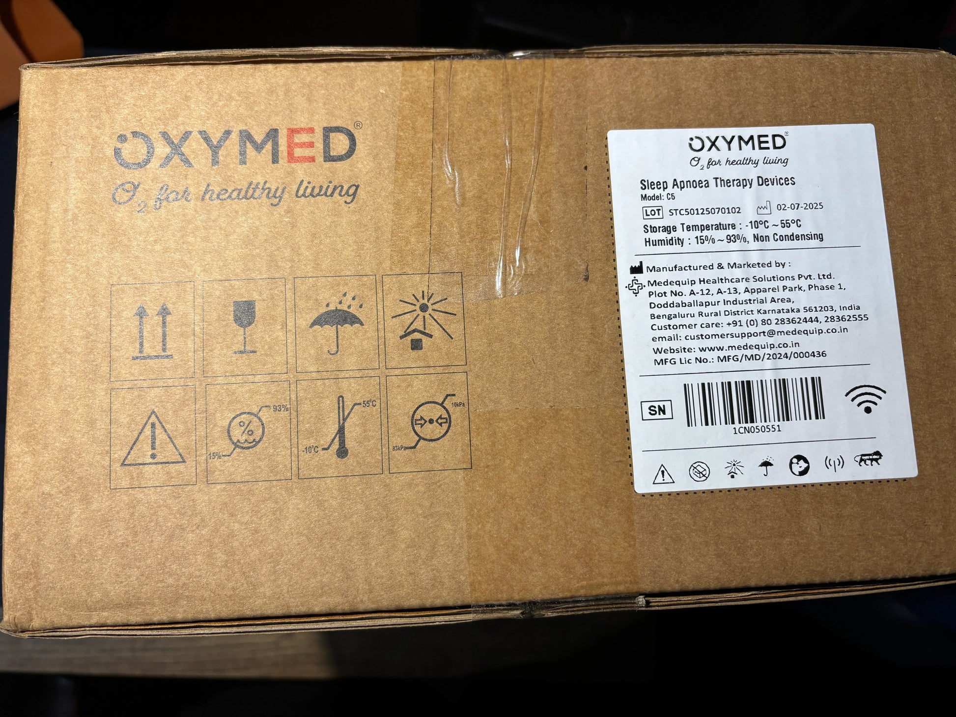 Oxymed SleepEasy Auto CPAP – Buy Online in India | 3-Year Warranty