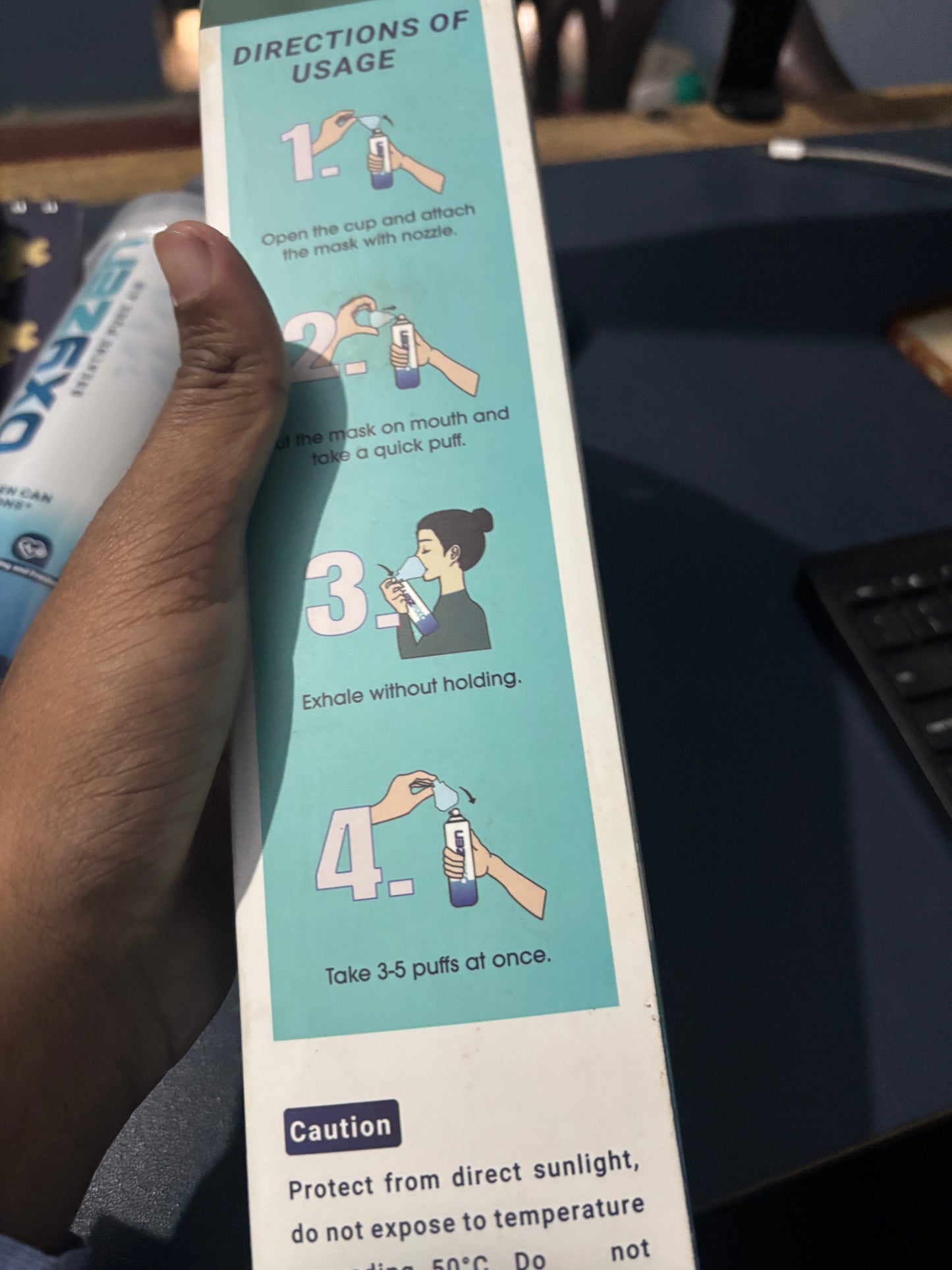 Oxyzen Portable Oxygen Can by Vyom Aerosols | Lightweight Travel Oxygen Support