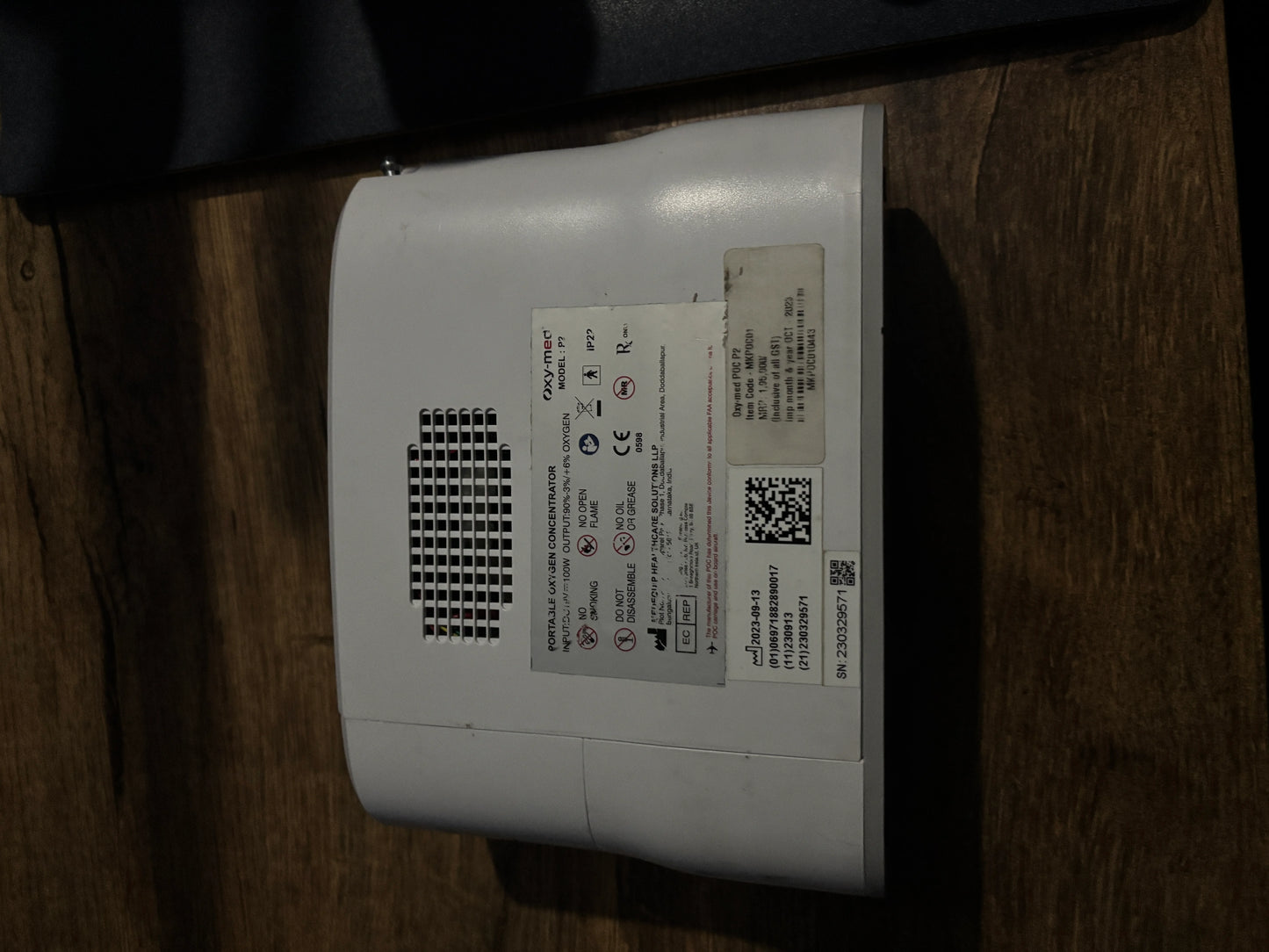 Oxymed P2 Portable Oxygen Concentrator on Rental in kolkata