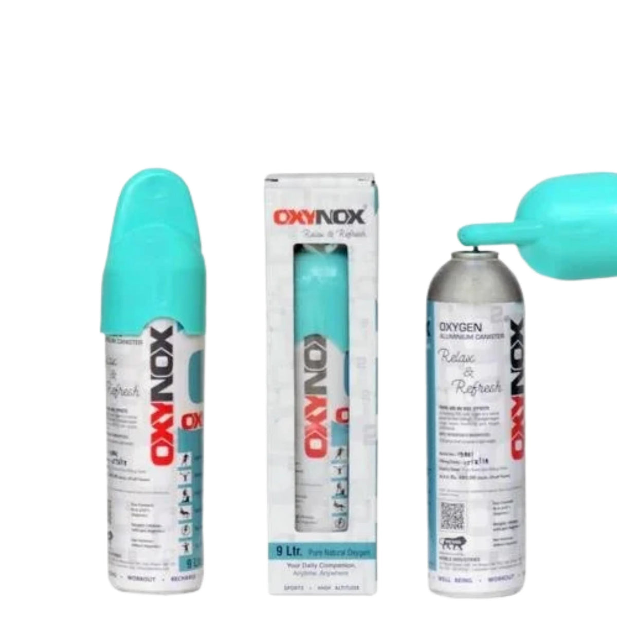 Oxynox Portable Oxygen Canister - 9 Liters