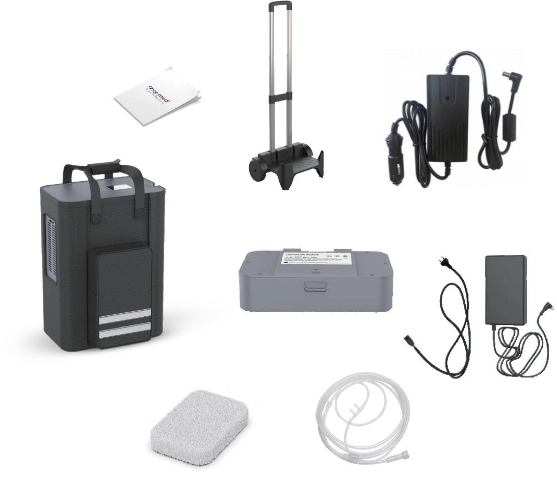Oxymed P2 Hybrid Portable Oxygen Concentrator