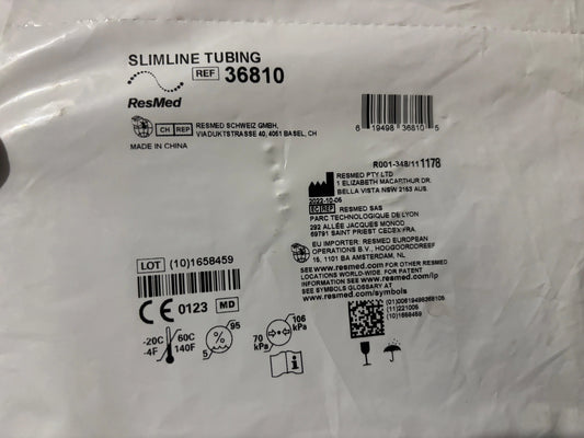 ResMed Standard CPAP/BiPAP Tubing (19mm) – Grey Cuffed