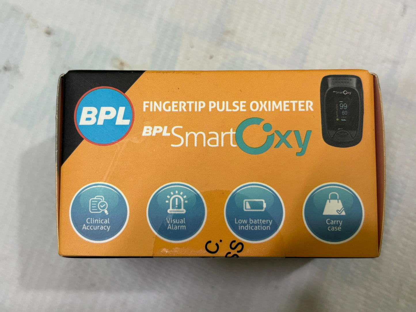BPL Smart Oxy Fingertip Pulse Oximeter - Accurate & Portable Device