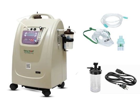 Oxymed 10 LPM Dual Flow Oxygen Concentrator